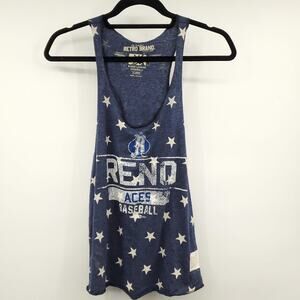 Reno Aces Baseball Oversized Blue Tank Top XL